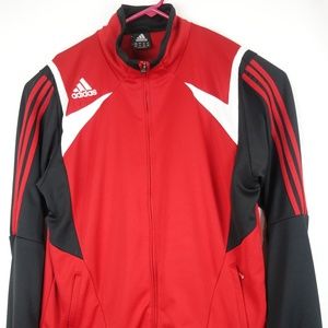 Adidas Clima365 Size Large Red White Black Jacket